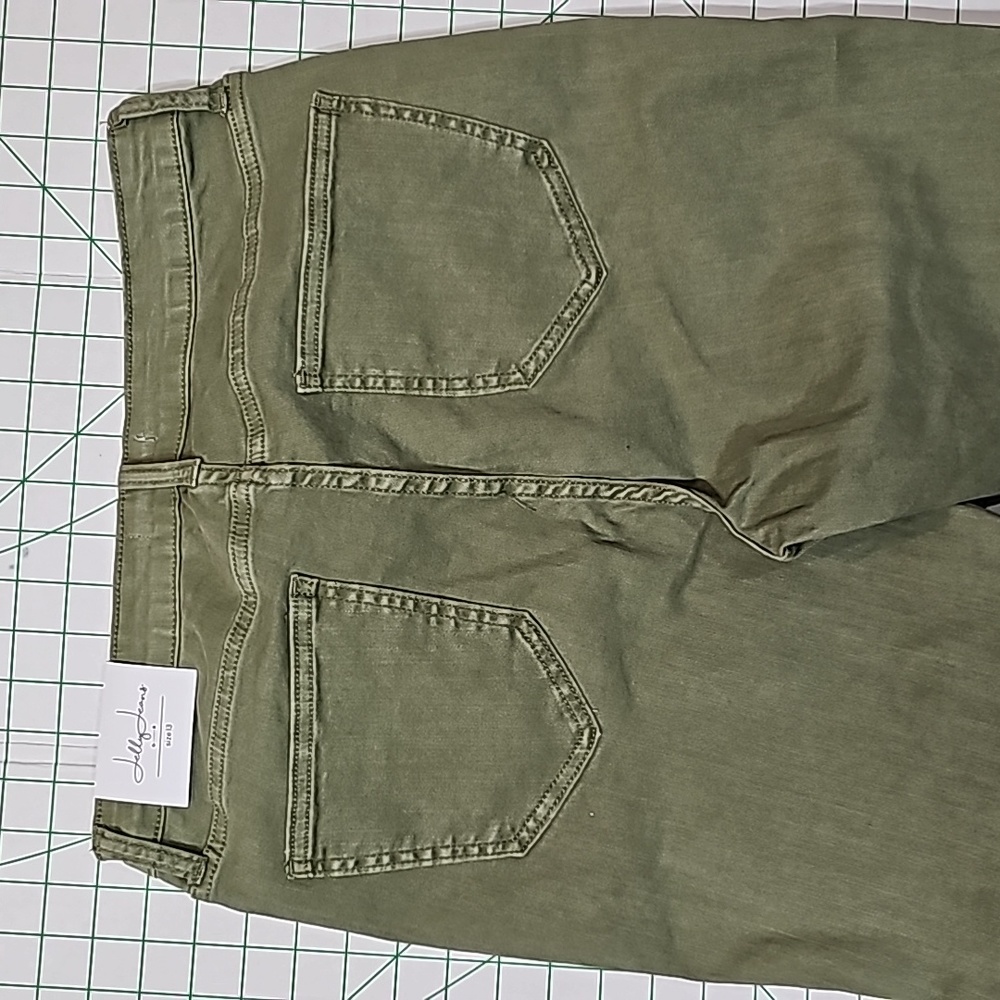 Jelly Jeans Women stretchy olive jeans - Picture 4 of 5
